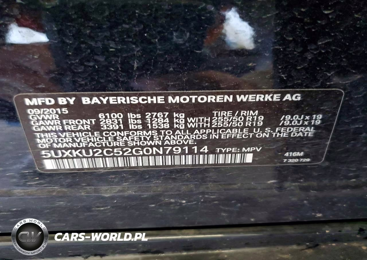 2016 BMW X6 xDrive35I VIN:5UXKU2C52G0N79114 - 13