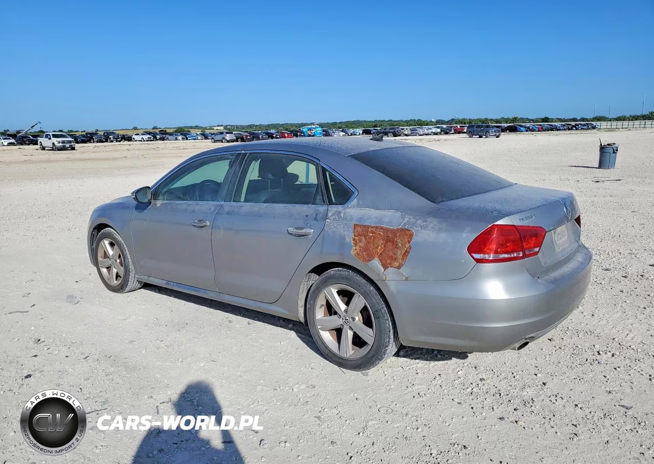 2012 Volkswagen Passat Se VIN:1VWBP7A3XCC019967 - 2