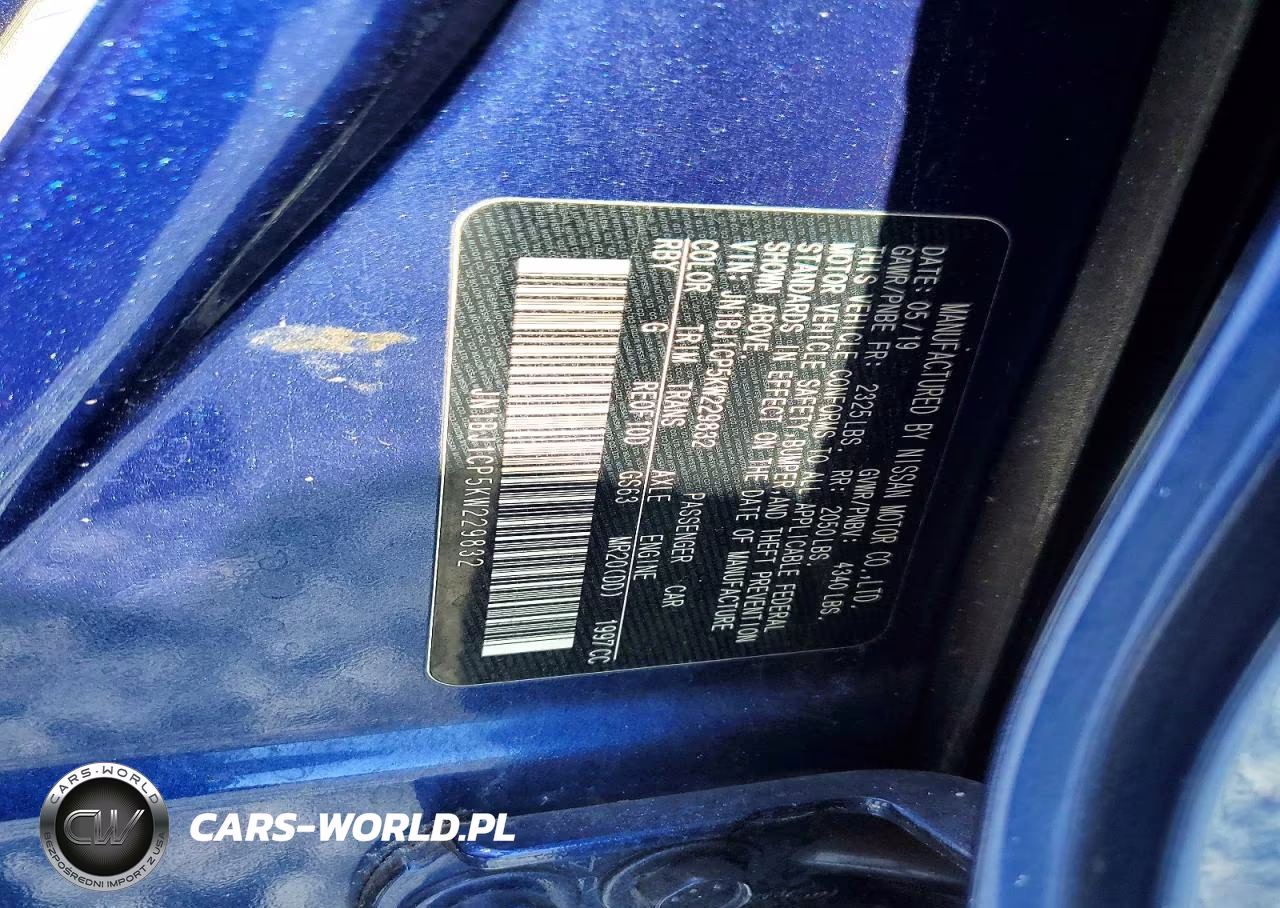 2019 Nissan Rogue Sport S VIN:JN1BJ1CP5KW229832 - 13