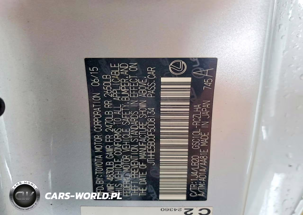 2015 Lexus Rc 350 VIN:JTHHE5BC0F5008134 - 13