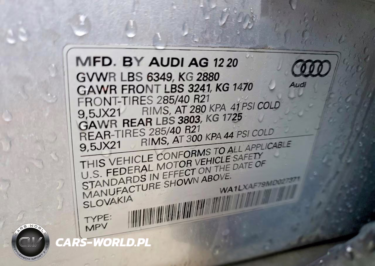 2021 Audi Q7 Premium Plus VIN:WA1LXAF79MD027371 - 13