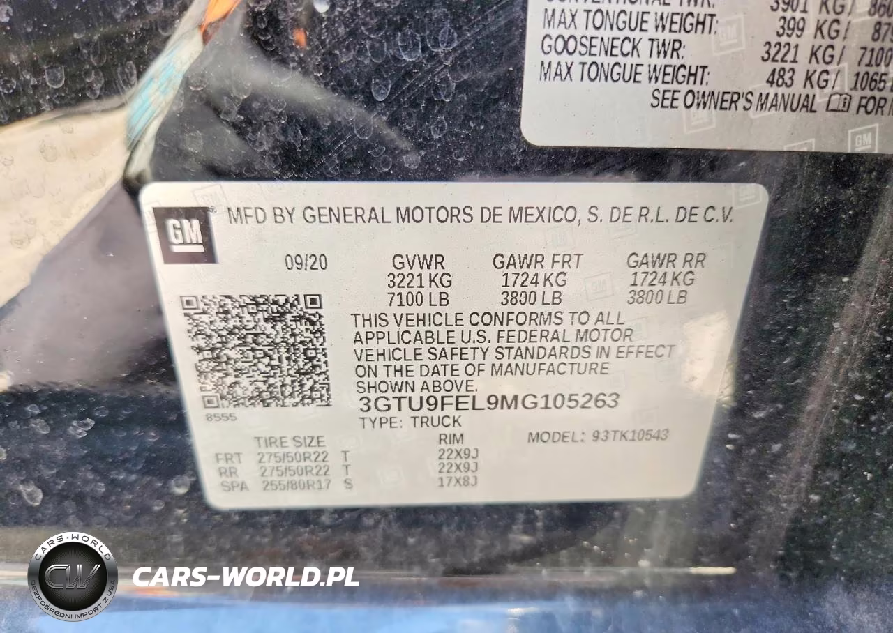 2021 GMC Sierra K1500 Denali VIN:3GTU9FEL9MG105263 - 12