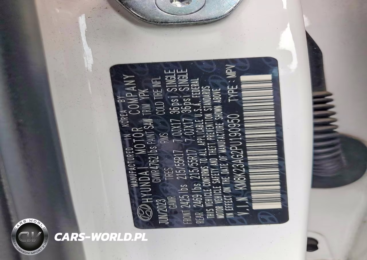 2023 Hyundai Kona Se VIN:KM8K23AG2PU190950 - 13