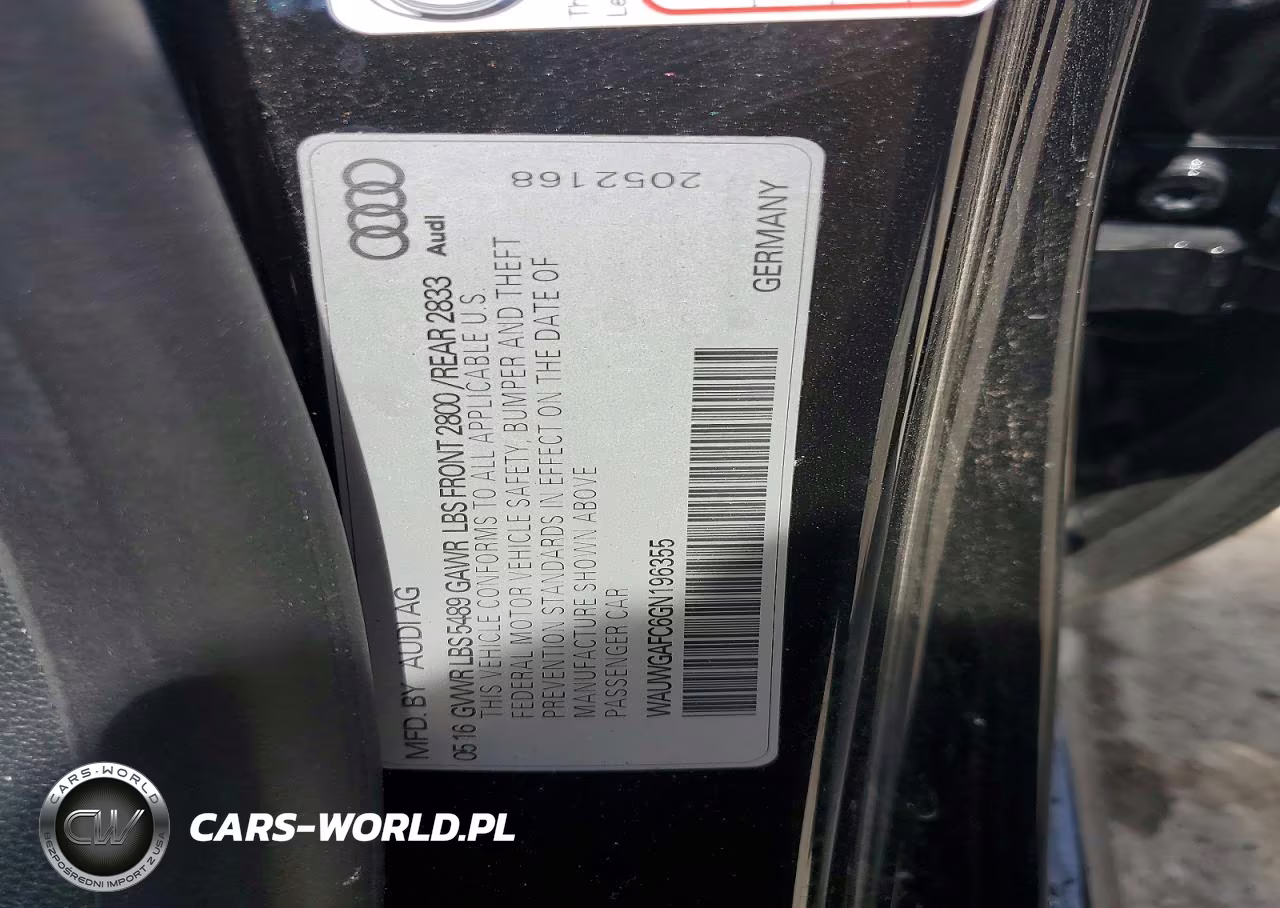2016 Audi A7 Premium Plus VIN:WAUWGAFC6GN196355 - 12