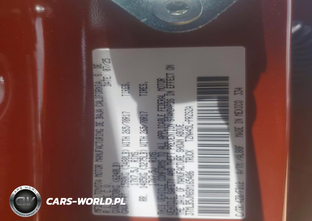 2025 Toyota Tacoma Trd Off-Road VIN:3TMLB5JN8SM165406 - 12