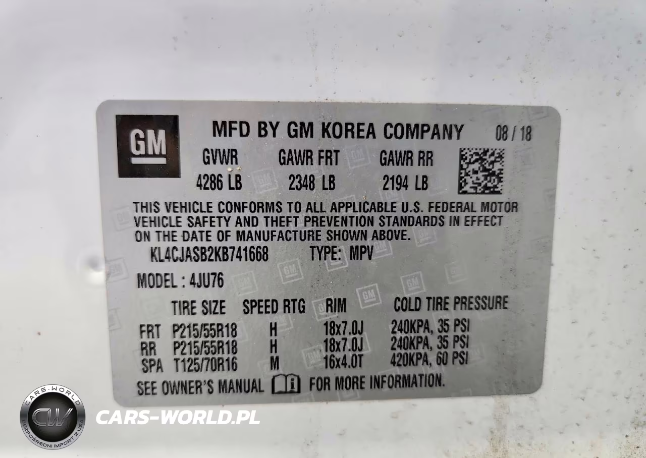 2019 Buick Encore Preferred VIN:KL4CJASB2KB741668 - 13
