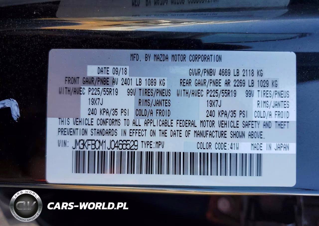 2018 Mazda Cx-5 Touring VIN:JM3KFBCM1J0466529 - 13