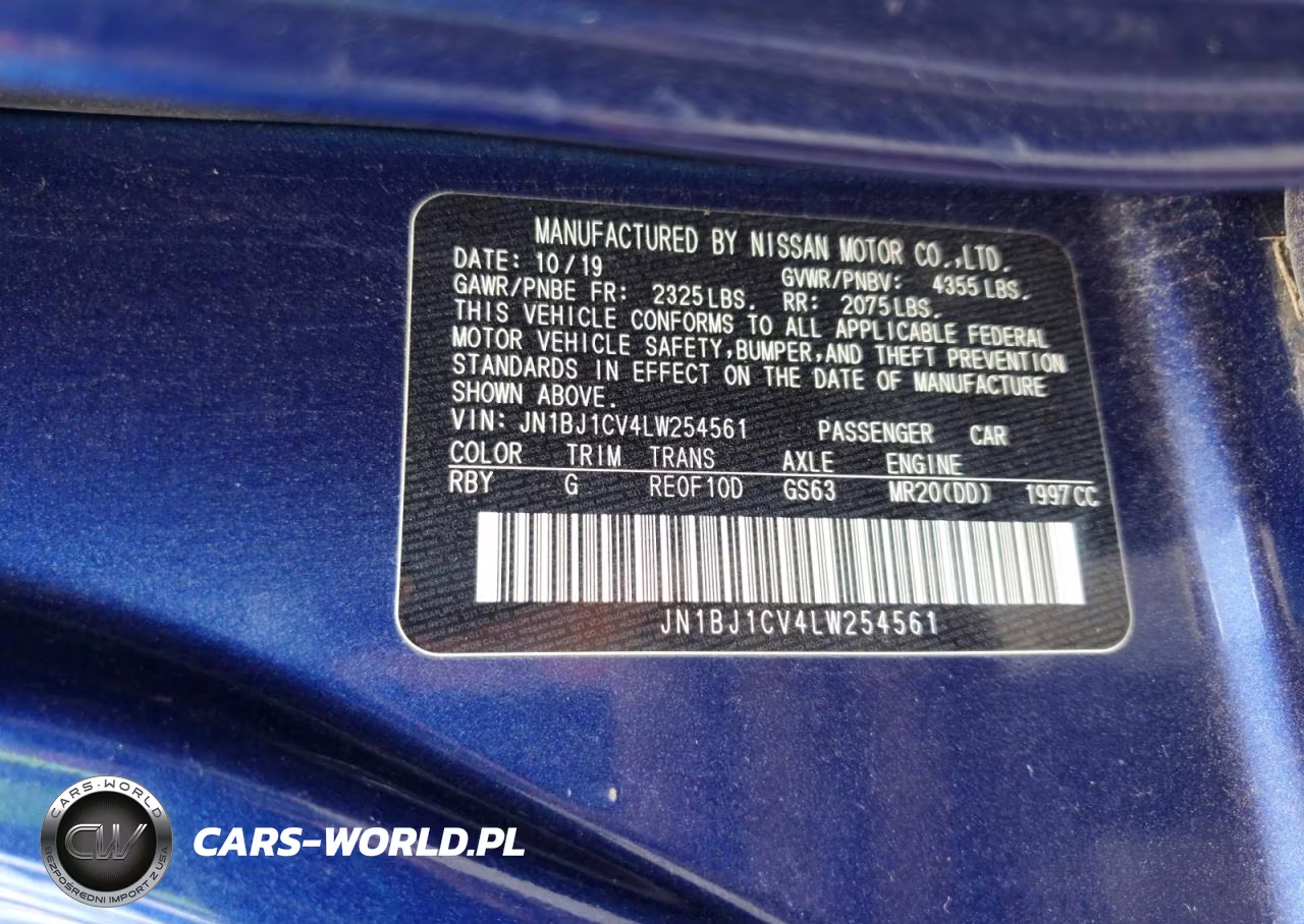 2020 Nissan Rogue Sport S VIN:JN1BJ1CV4LW254561 - 14