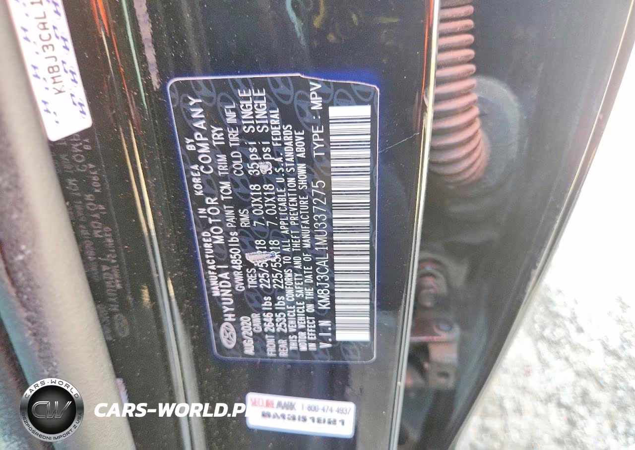 2021 Hyundai Tucson VIN:KM8J3CAL1MU337275 - 12