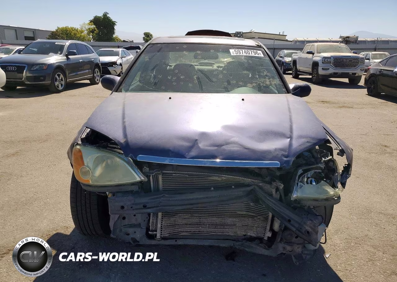 2002 Honda Civic Ex VIN:2HGES26852H532403 - 5