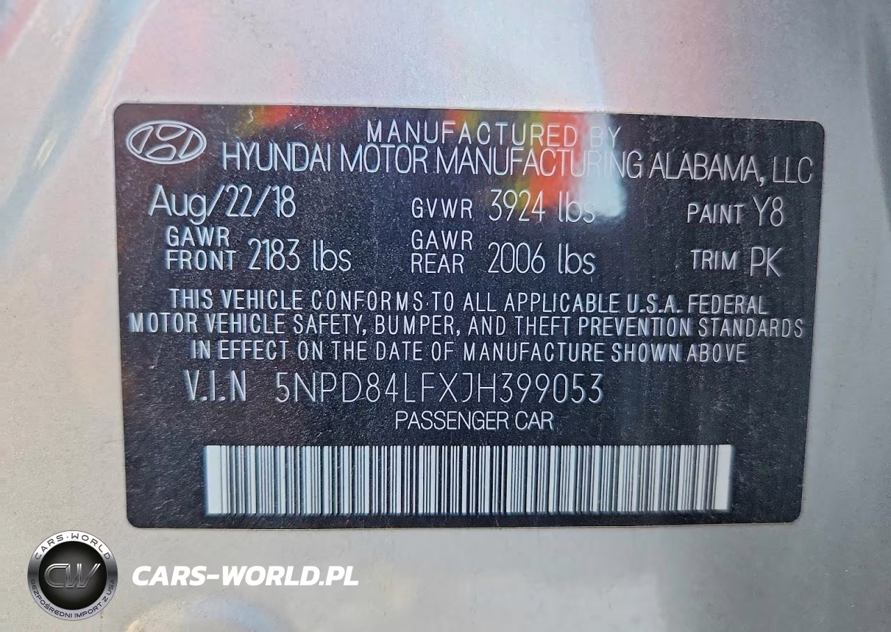 2018 Hyundai Elantra Value Edition VIN:5NPD84LFXJH399053 - 12