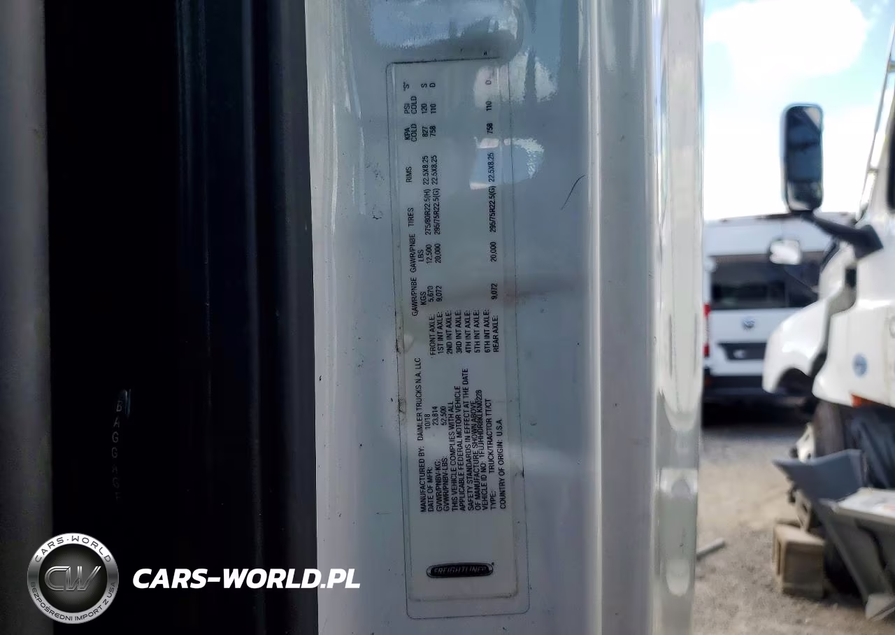 2019 Freightliner Cascadia Trucks VIN:1FUJHHDR8KLKN0228 - 13