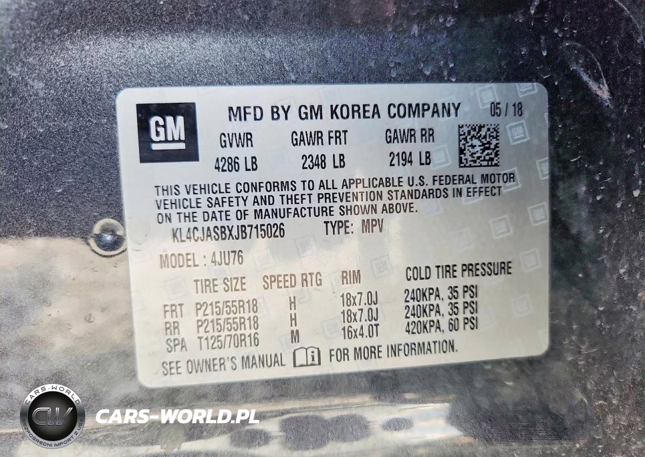2018 Buick Encore Preferred VIN:KL4CJASBXJB715026 - 13