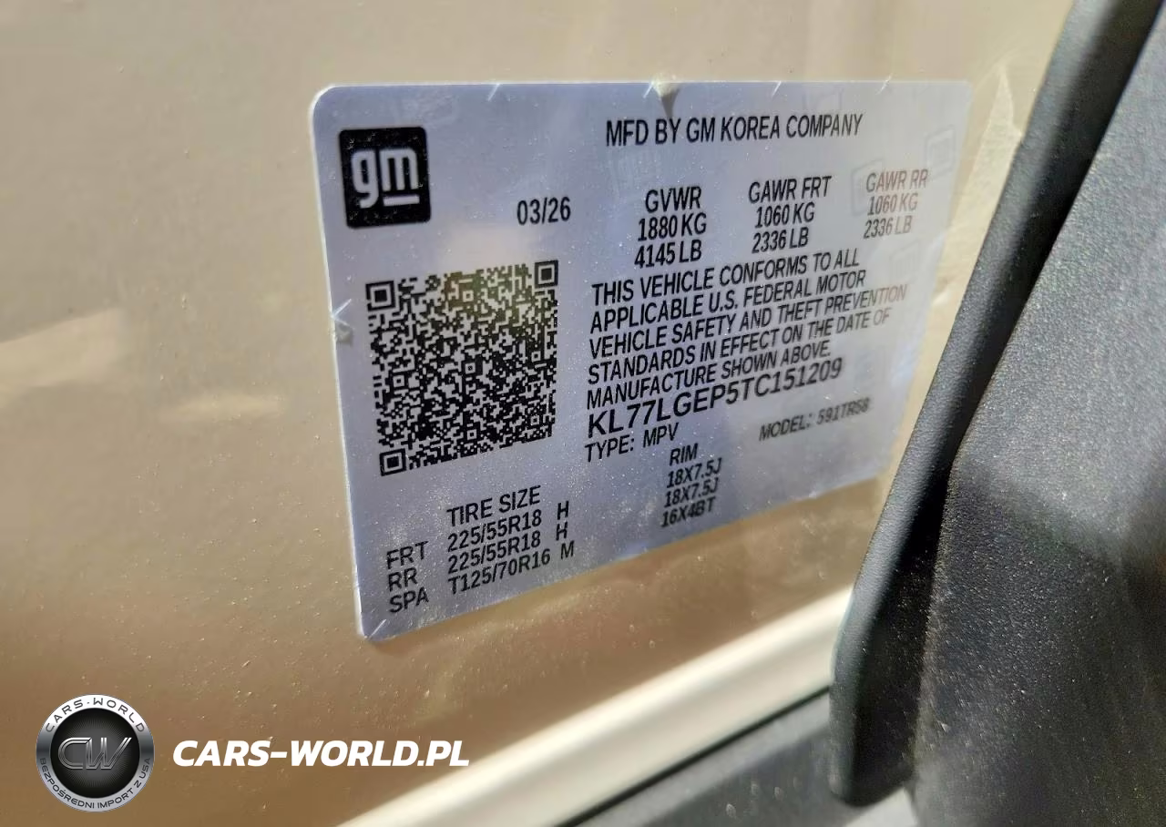 2026 Chevrolet Trax 1Rs VIN:KL77LGEP5TC151209 - 12