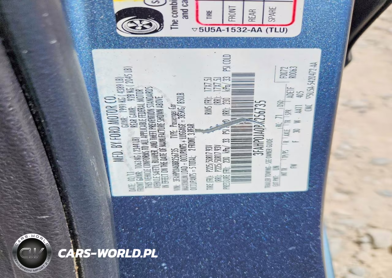 2011 Ford Fusion Sel VIN:3FAHP0JA0BR256735 - 12