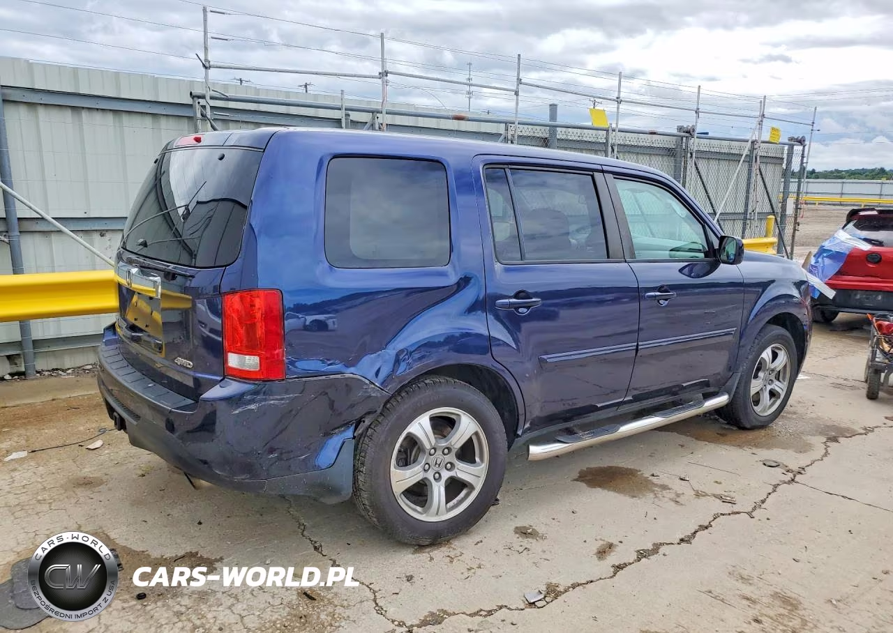 2014 Honda Pilot Exl VIN:5FNYF4H50EB036353 - 3