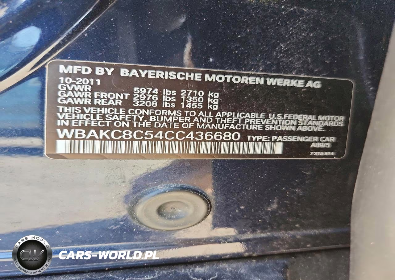 2012 BMW 750 Lxi VIN:WBAKC8C54CC436680 - 12
