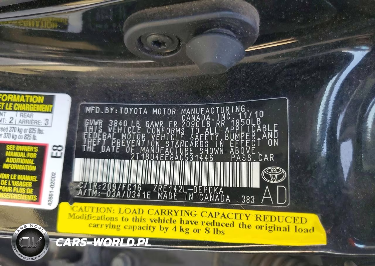 2010 Toyota Corolla Le VIN:2T1BU4EE8AC531446 - 12