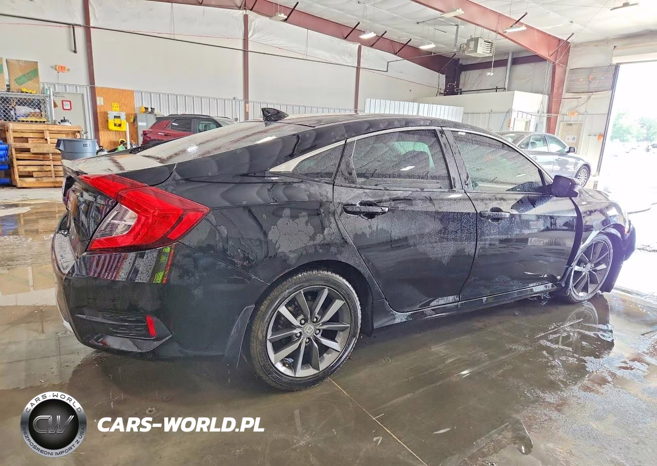 2019 Honda Civic Exl VIN:JHMFC1F72KX004264 - 3