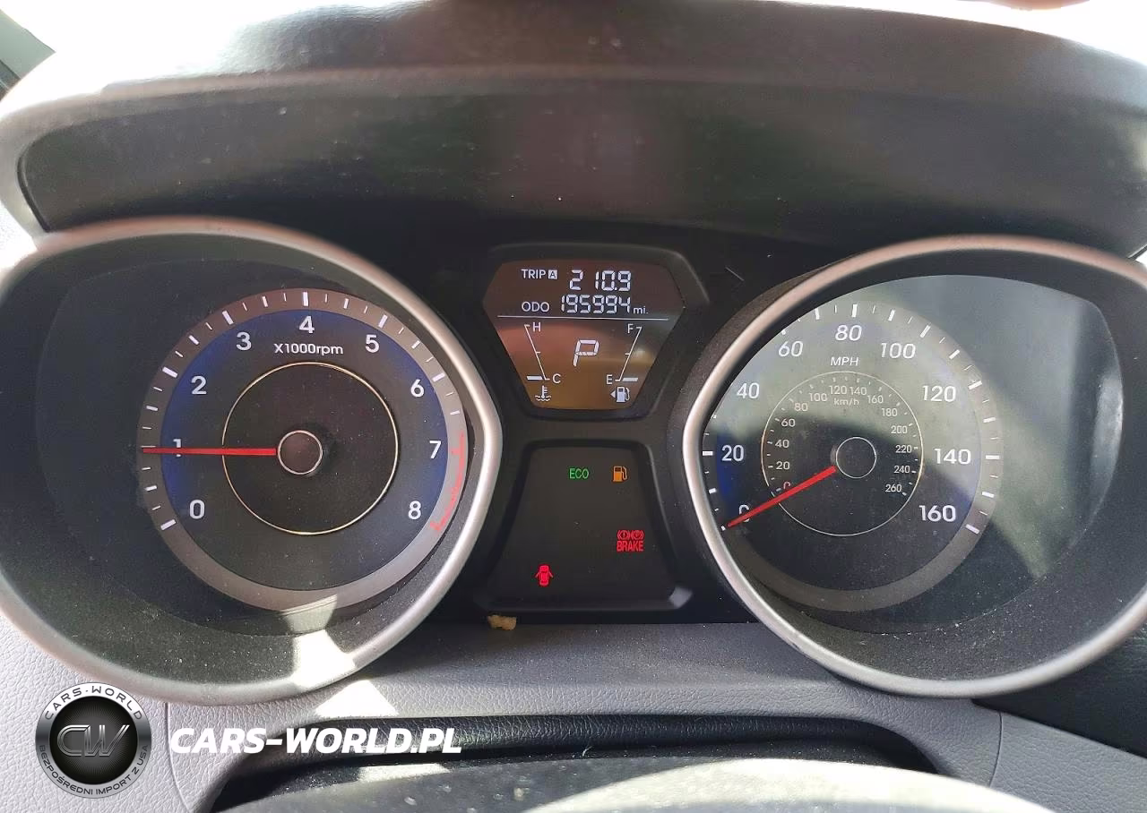 2013 Hyundai Elantra Gls VIN:KMHDH4AE5DU723669 - 9
