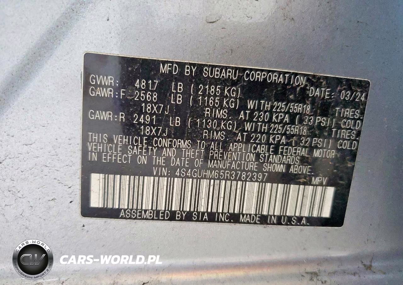 2024 Subaru Crosstrek Limited VIN:4S4GUHM65R3782397 - 14