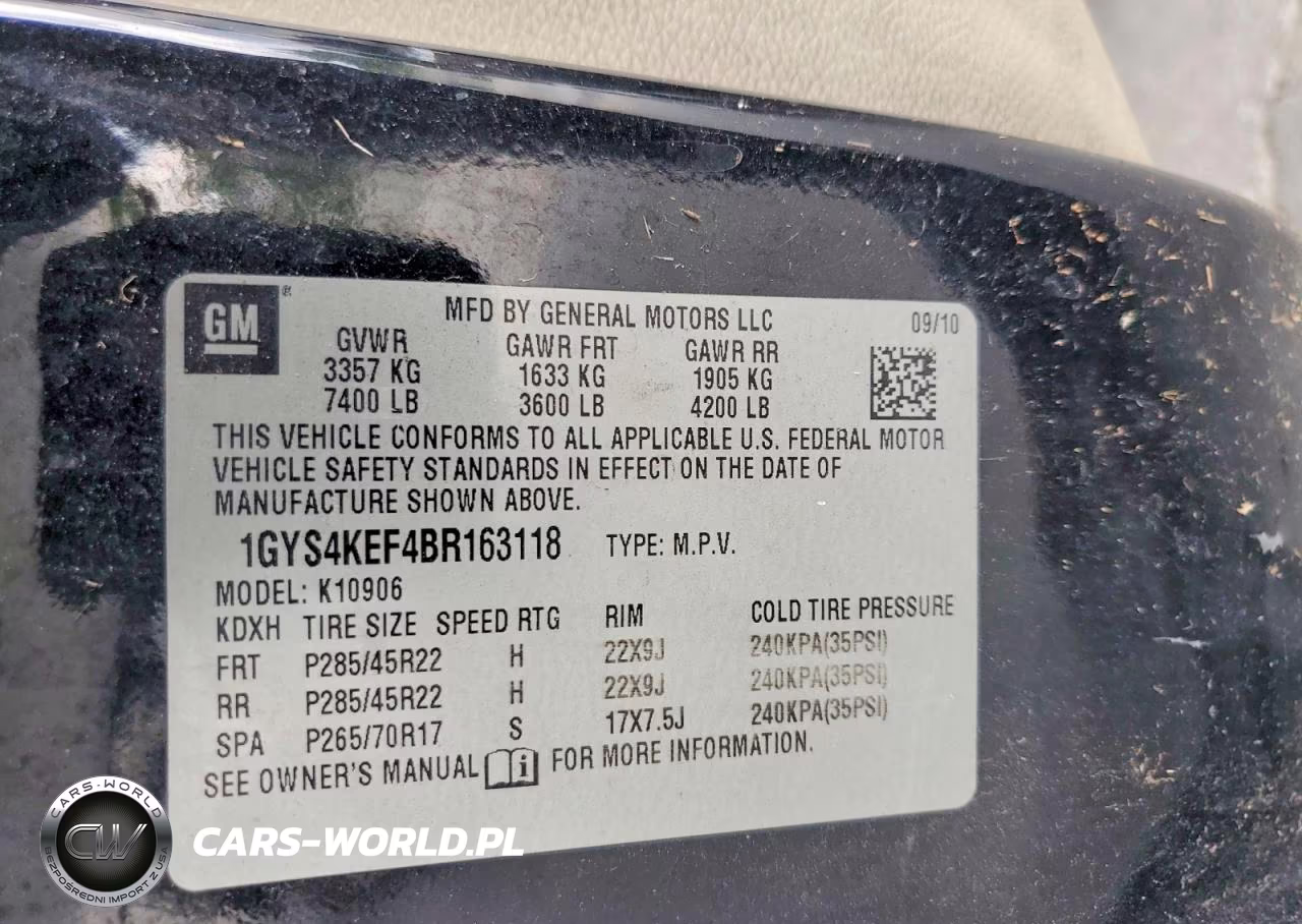 2011 Cadillac Escalade Esv Platinum Edition VIN:1GYS4KEF4BR163118 - 13