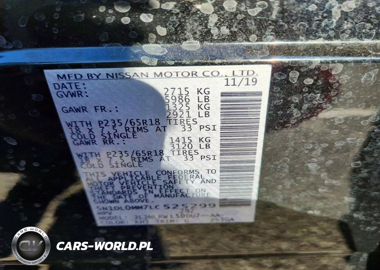 2020 Infiniti Qx60 Luxe VIN:5N1DL0MM7LC525299 - 13