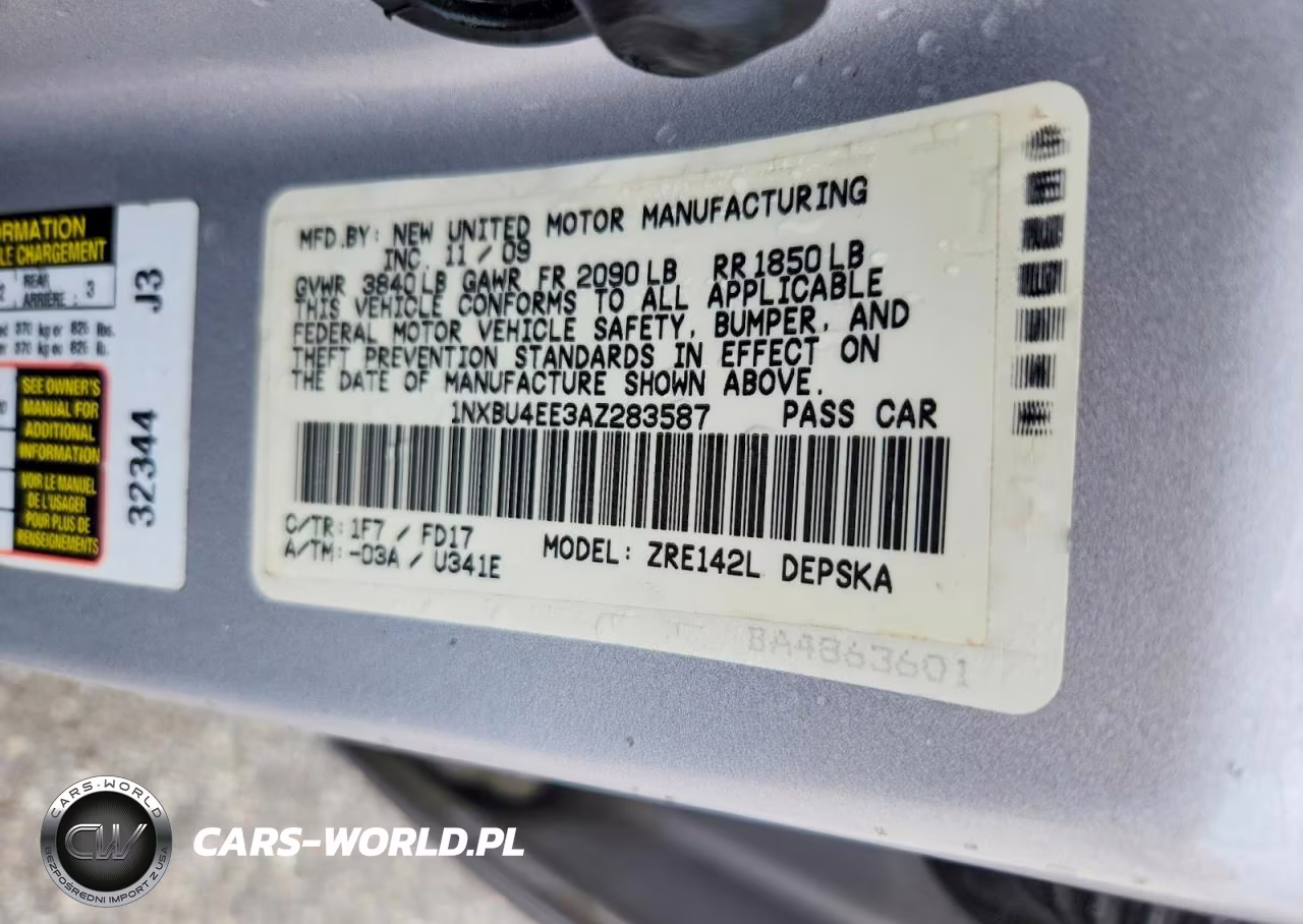 2010 Toyota Corolla S VIN:1NXBU4EE3AZ283587 - 12
