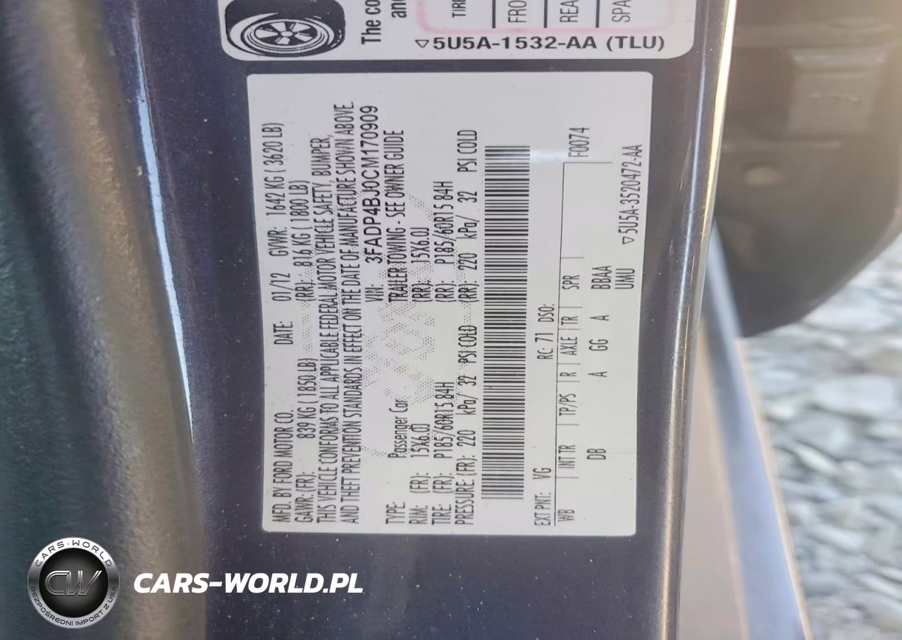 2012 Ford Fiesta Se VIN:3FADP4BJ0CM170909 - 13