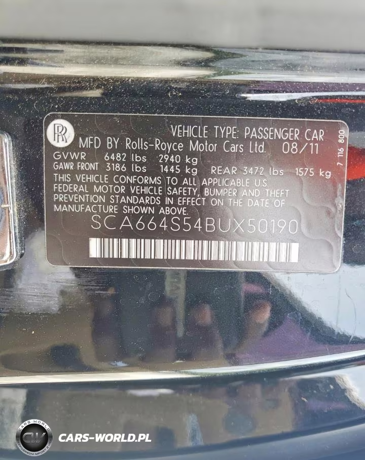 2011 Rolls-Royce Ghost VIN:SCA664S54BUX50190 - 12