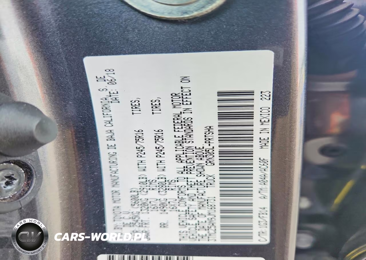 2018 Toyota Tacoma Sr V6 VIN:3TMCZ5AN9JM168731 - 12