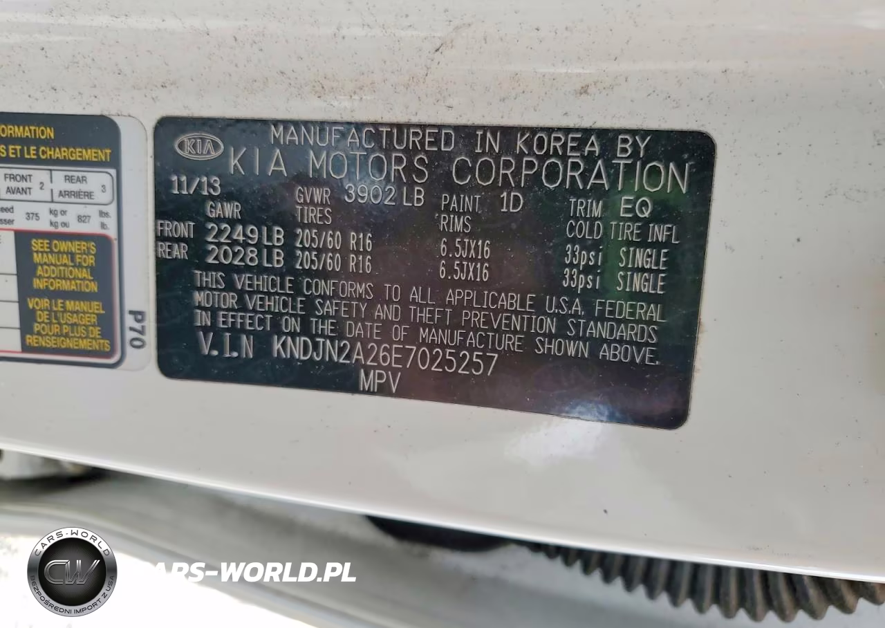 2014 Kia Soul Base VIN:KNDJN2A26E7025257 - 12
