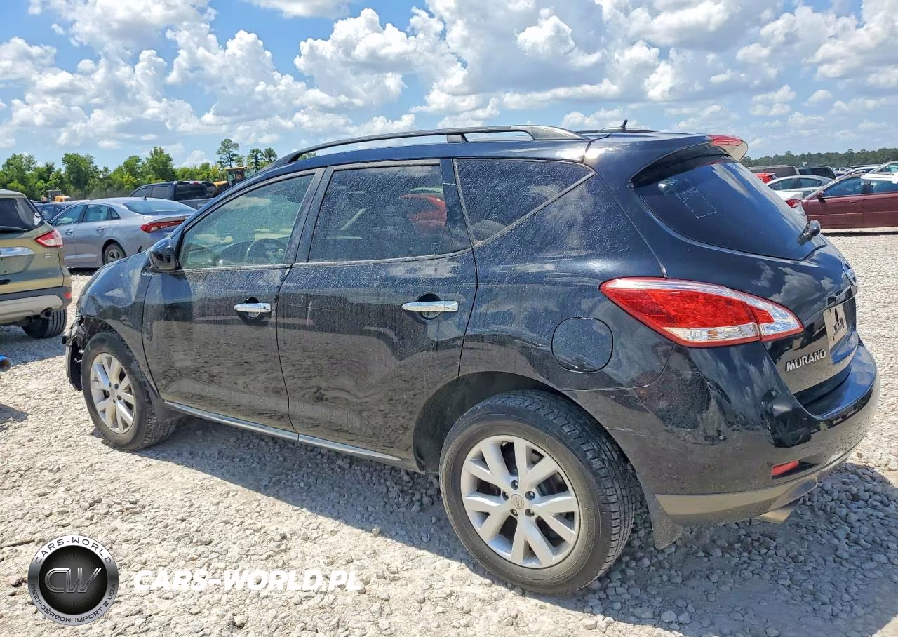 2014 Nissan Murano Sl VIN:JN8AZ1MU2EW408196 - 2
