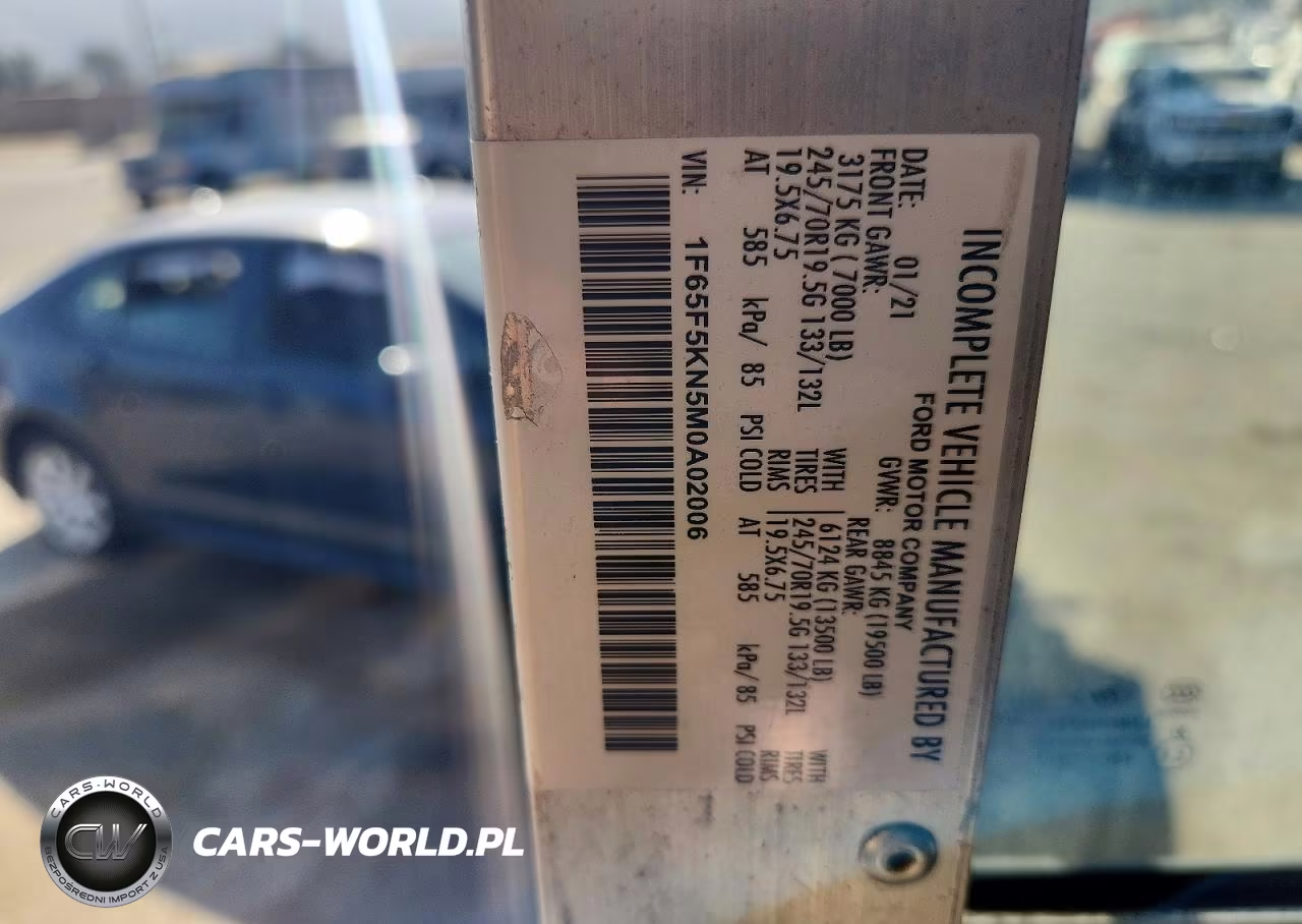 2021 Ford F59 Delivery Truck VIN:1F65F5KN5M0A02006 - 13