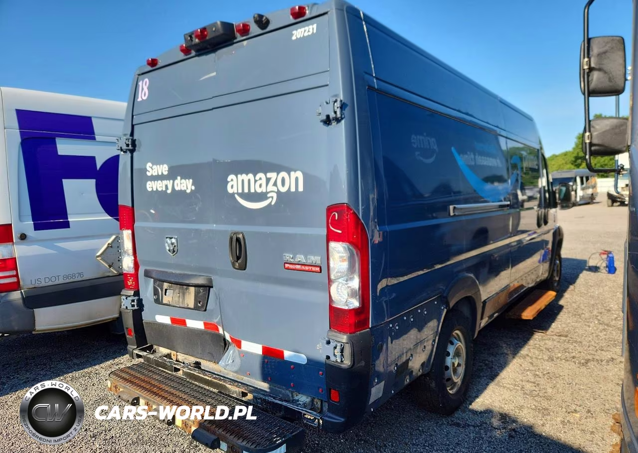 2021 Ram Promaster 3500 Delivery Van VIN:3C6MRVJG2ME544634 - 3
