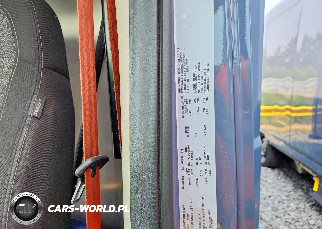 2022 Ram Promaster 3500 Delivery Truck VIN:3C7WRVMG2NE136927 - 13