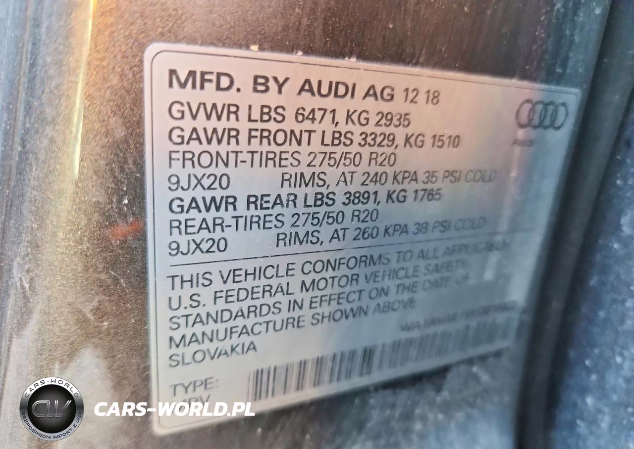 2019 Audi Q8 Premium VIN:WA1AVAF19KD020023 - 12