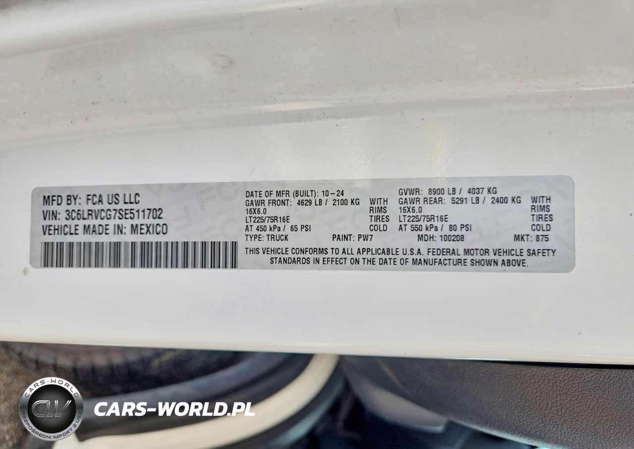 2025 Ram Promaster 2500 2500 High VIN:3C6LRVCG7SE511702 - 13