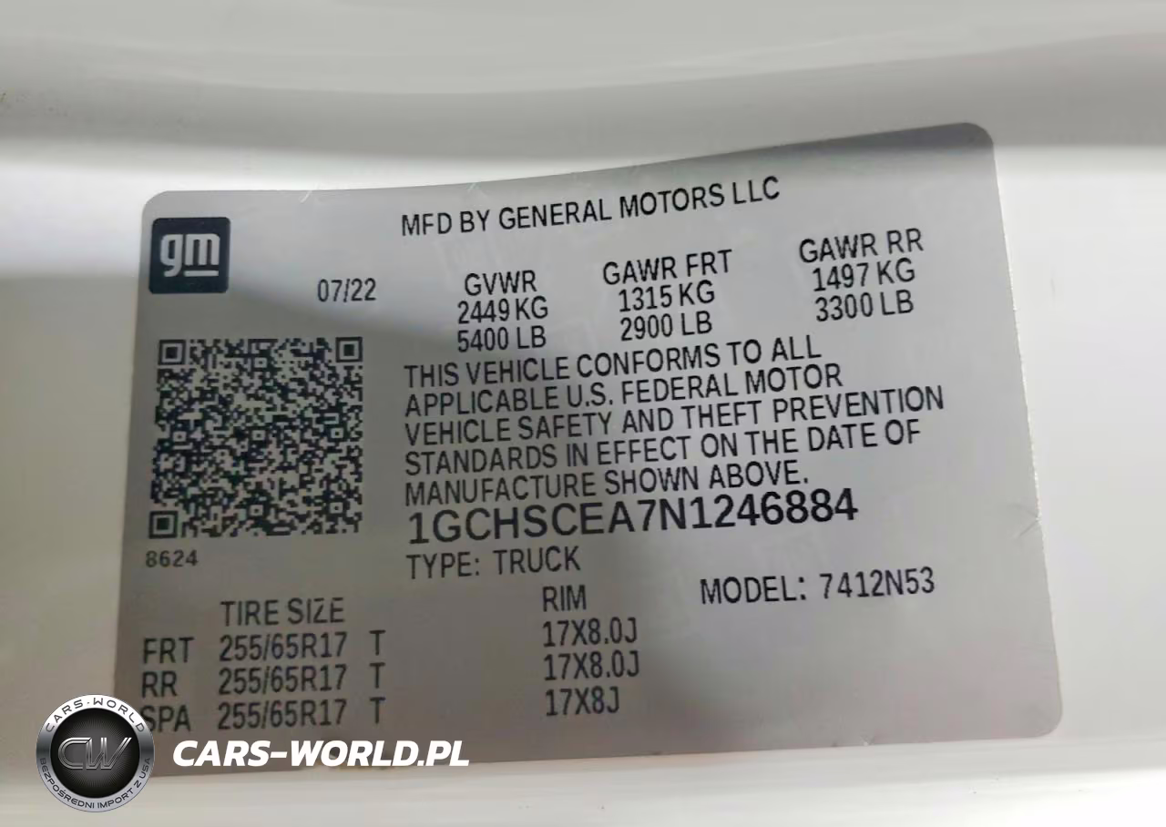 2022 Chevrolet Colorado Lt VIN:1GCHSCEA7N1246884 - 12