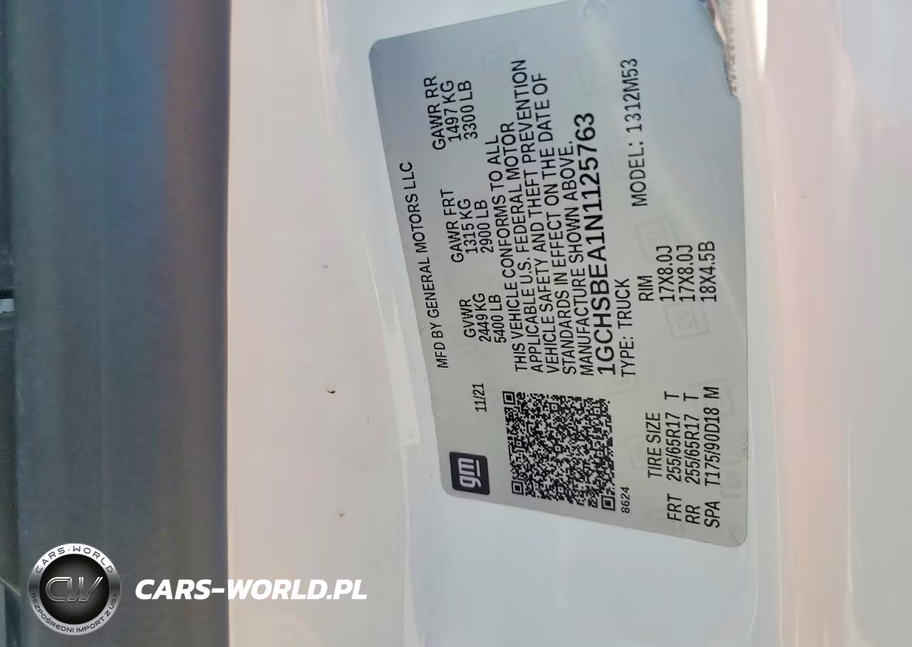 2022 Chevrolet Colorado VIN:1GCHSBEA1N1125763 - 12