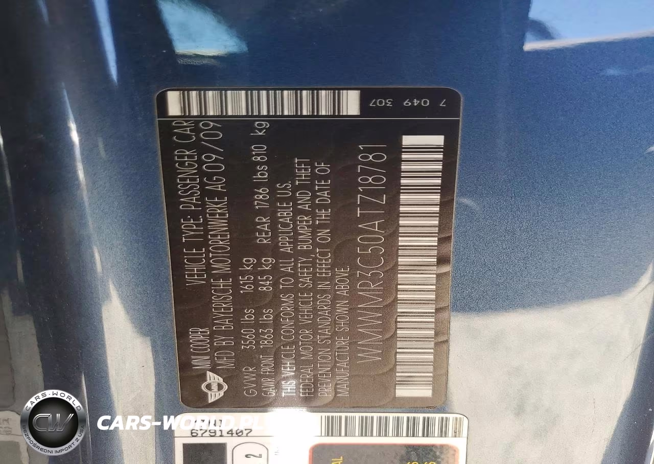 2010 Min Convertible VIN:WMWMR3C50ATZ18781 - 12