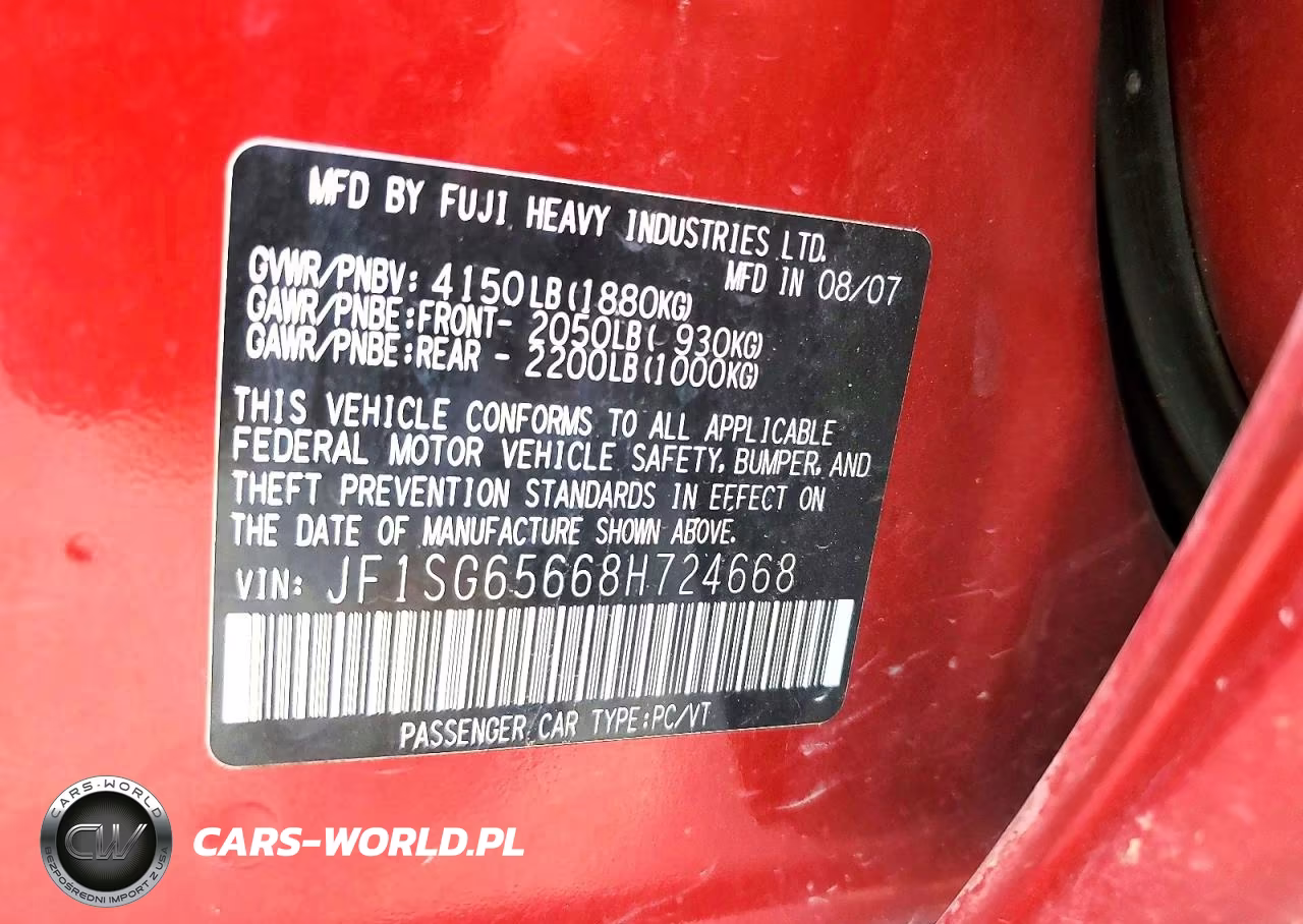 2008 Subaru Forester 2.5X Premium VIN:JF1SG65668H724668 - 13