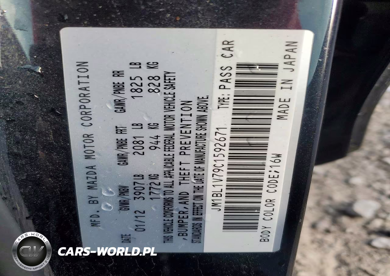 2012 Mazda 3 I VIN:JM1BL1V79C1592671 - 12