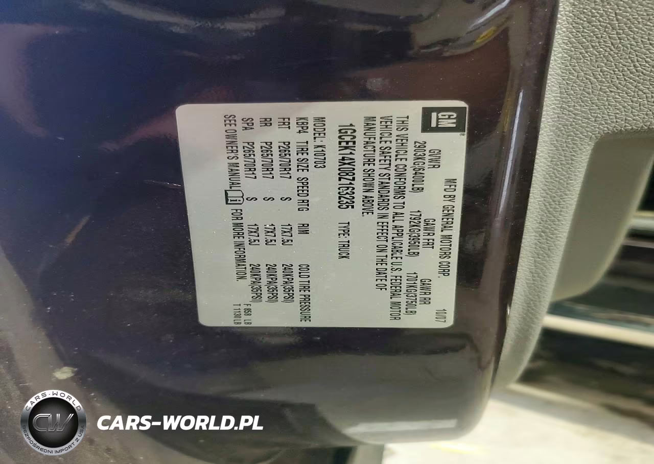 2008 Chevrolet Silverado K1500 VIN:1GCEK14X08Z163235 - 12
