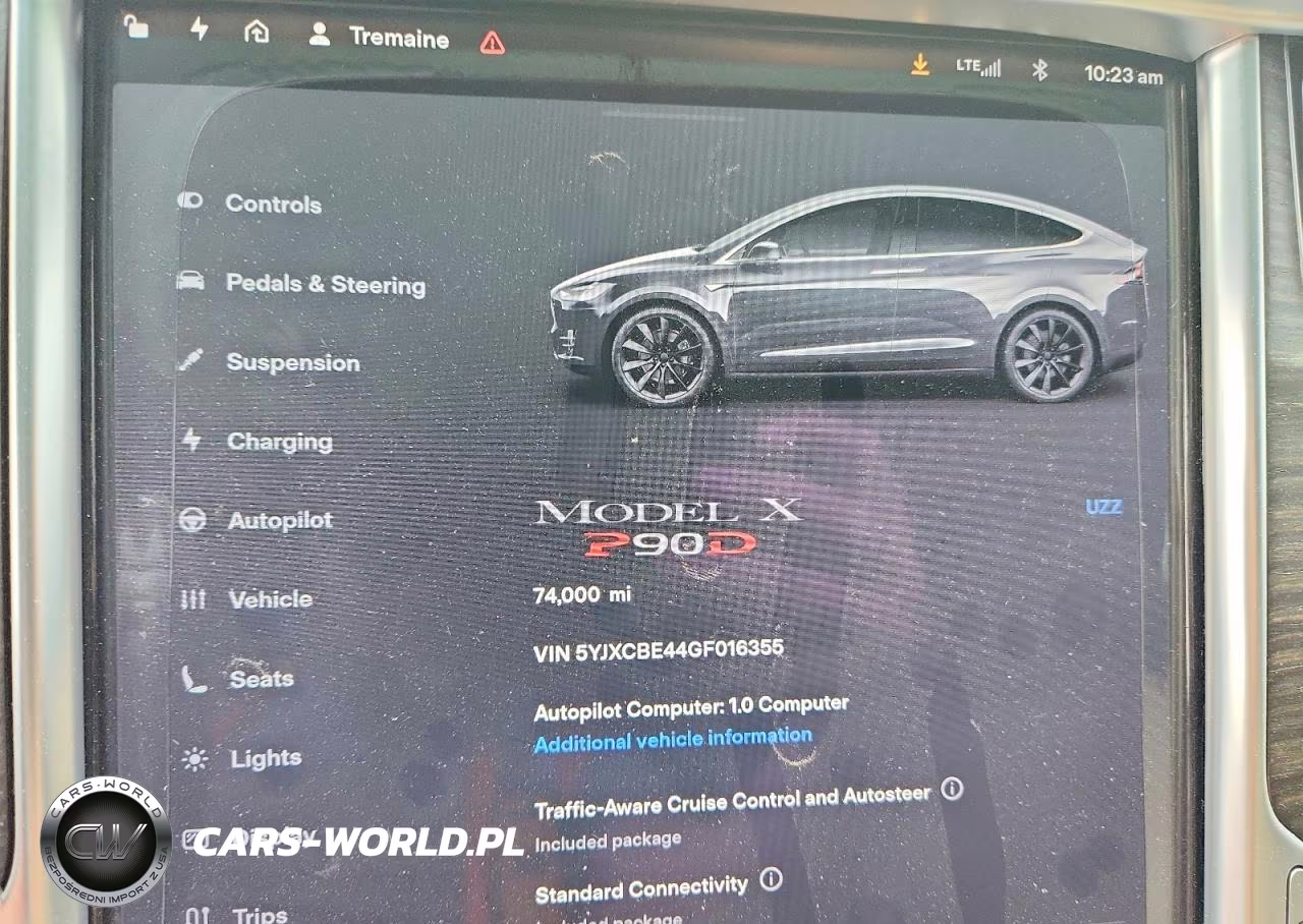 2016 Tesla Model X VIN:5YJXCBE44GF016355 - 9