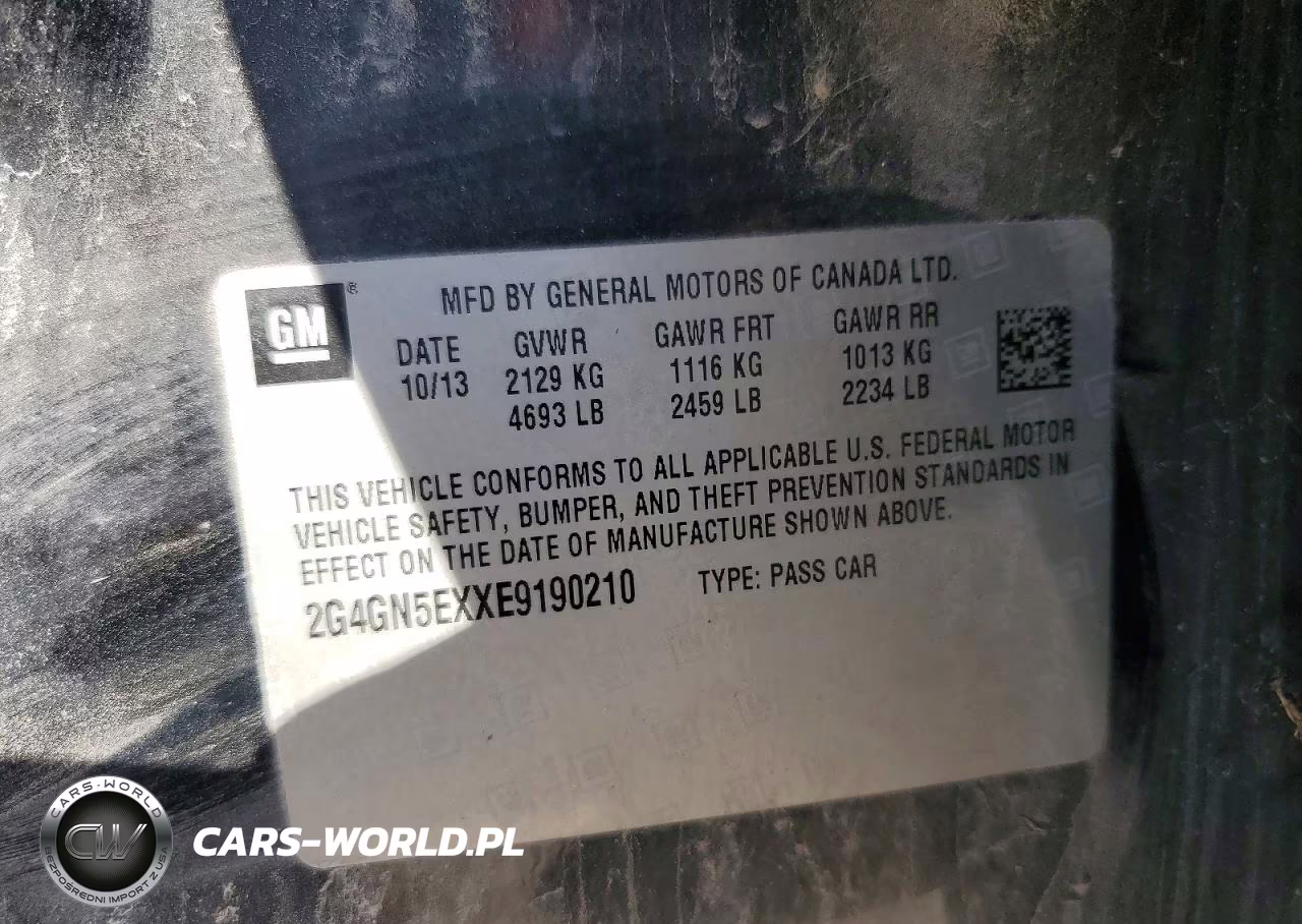 2014 Buic Regal VIN:2G4GN5EXXE9190210 - 12