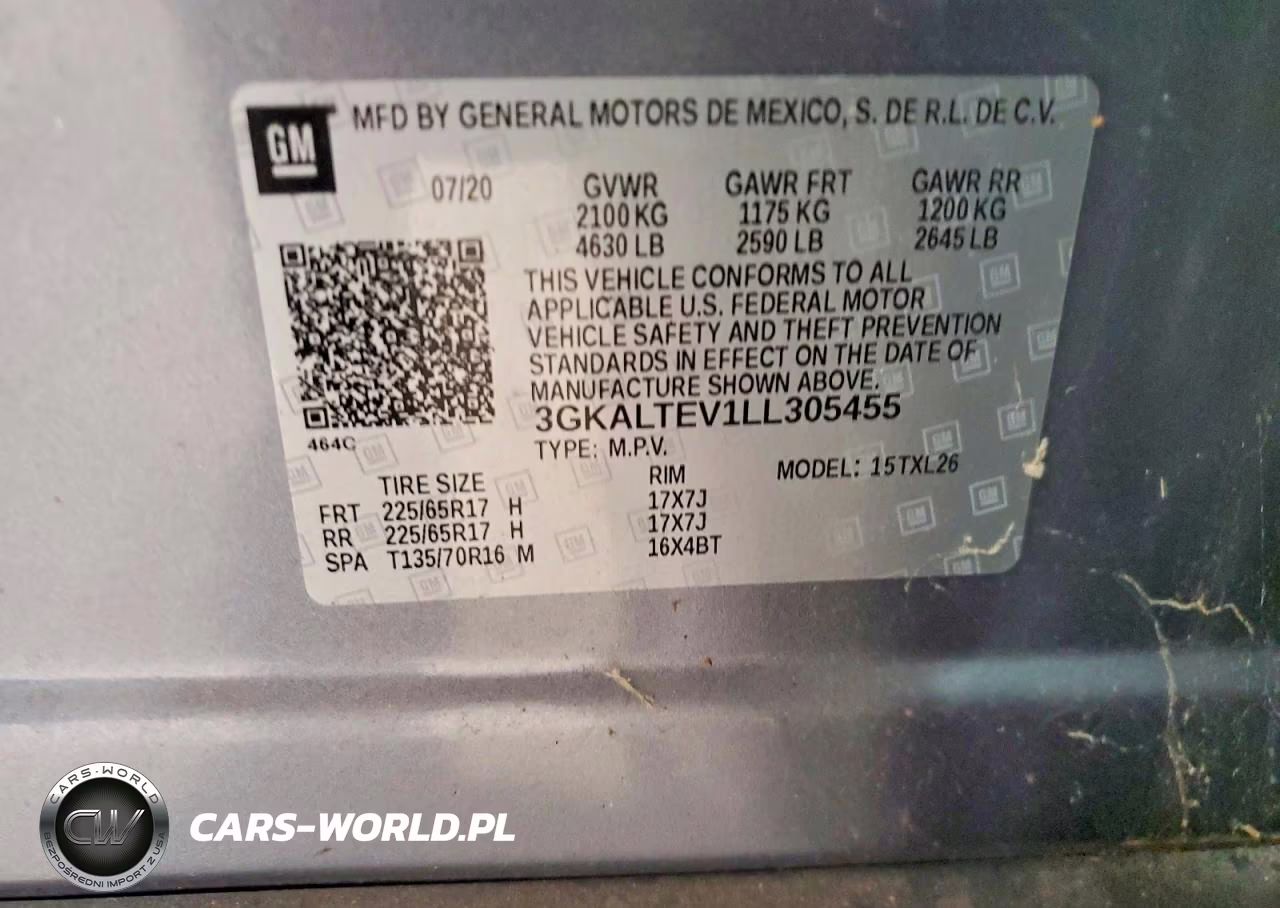 2020 GMC Terrain Sle VIN:3GKALTEV1LL305455 - 13