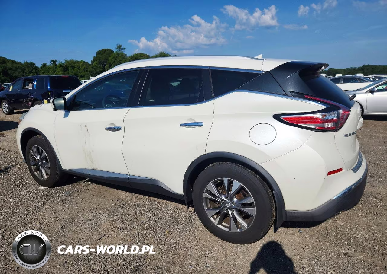 2015 Nissan Murano Sl VIN:5N1AZ2MH1FN224942 - 2