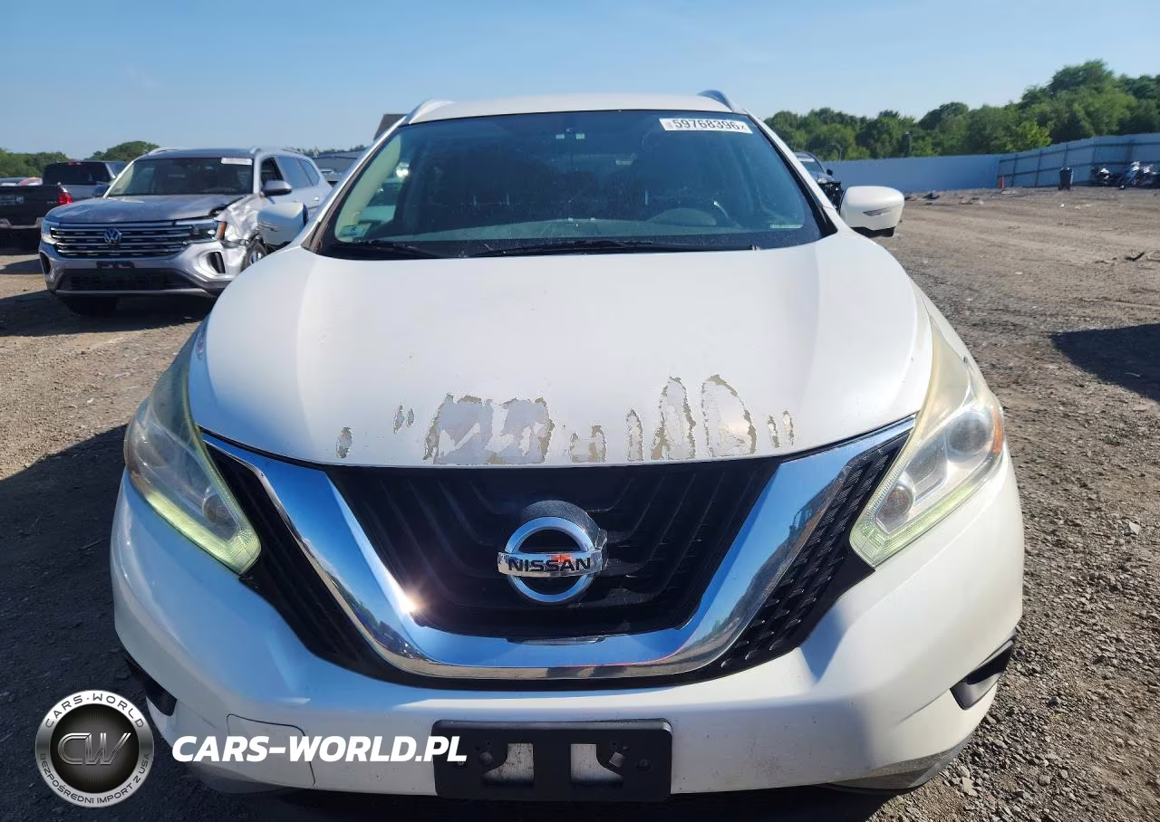 2015 Nissan Murano Sl VIN:5N1AZ2MH1FN224942 - 5