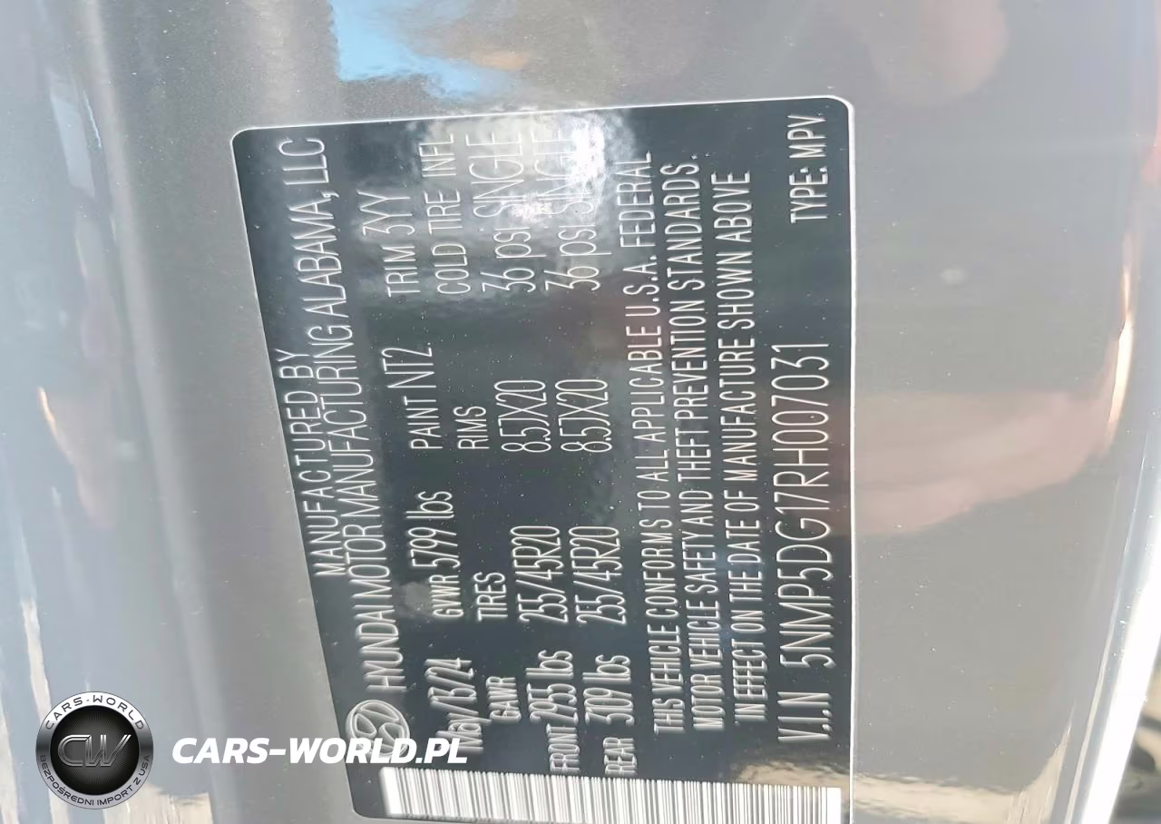 2024 Hyundai Santa Fe Calligraphy VIN:5NMP5DG17RH007031 - 14